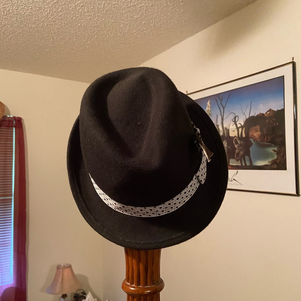 Black Fedora Hat. - image 2